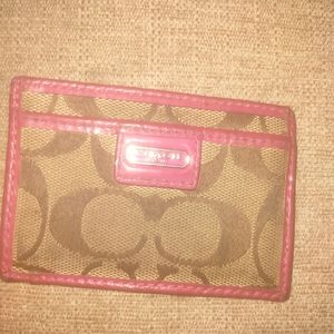 Coach wallet/ money and card holder.